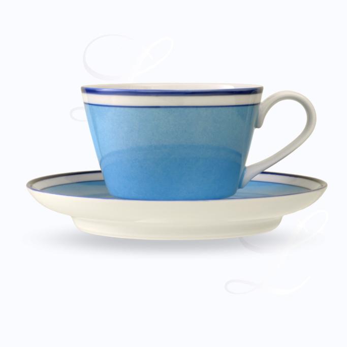 Reichenbach Colour Sylt Blau cappuccino cup w/ saucer 