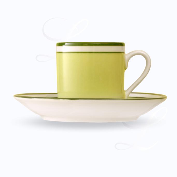 Reichenbach Colour Sylt Grün mocha cup w/ saucer 