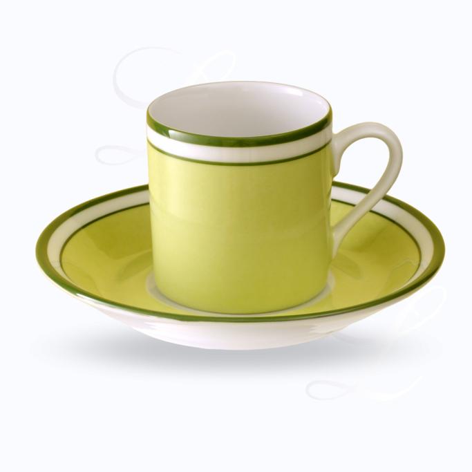 Reichenbach Colour Sylt Grün mocha cup w/ saucer 