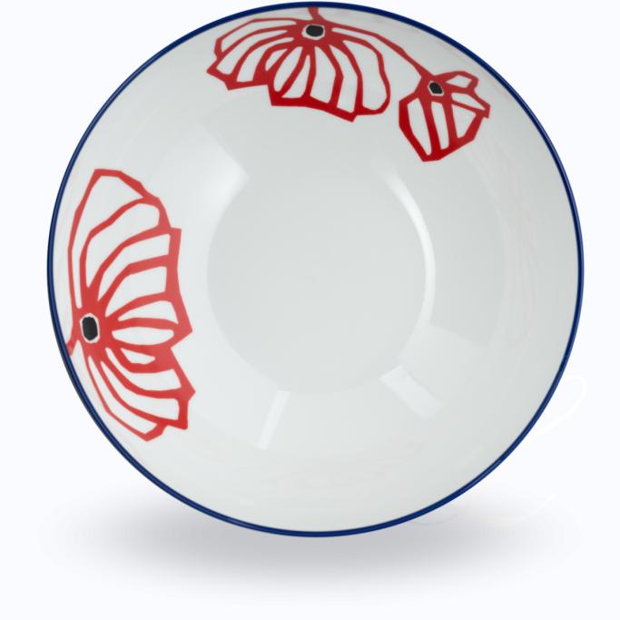 Reichenbach Fish &amp; Flower salad bowl 24 cm Red Flower