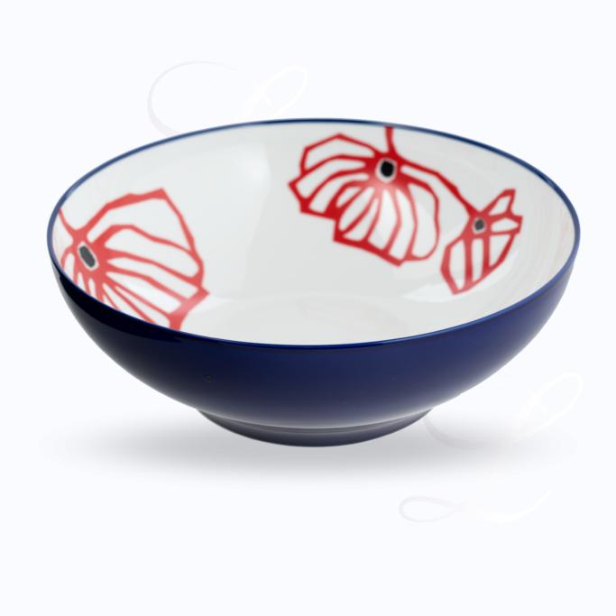 Reichenbach Fish &amp; Flower salad bowl 24 cm Red Flower