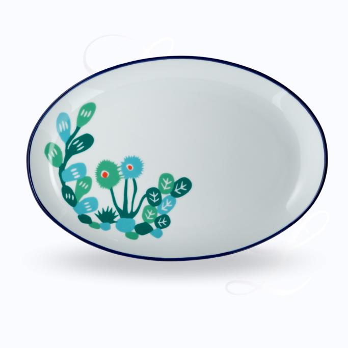 Reichenbach Fish &amp; Flower platter oval 28 cm Tang