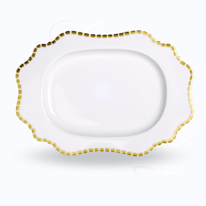 Reichenbach Taste Step Gold bread plate oval 