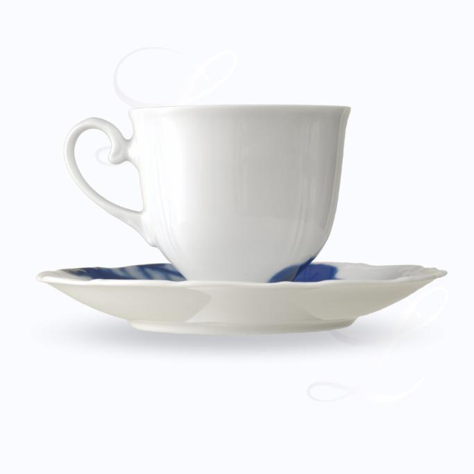 Reichenbach Blue Flou coffee cup w/ saucer 