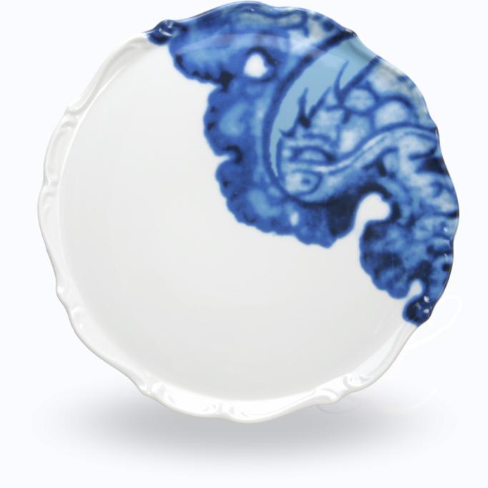 Reichenbach Blue Flou cake platter 24 cm 