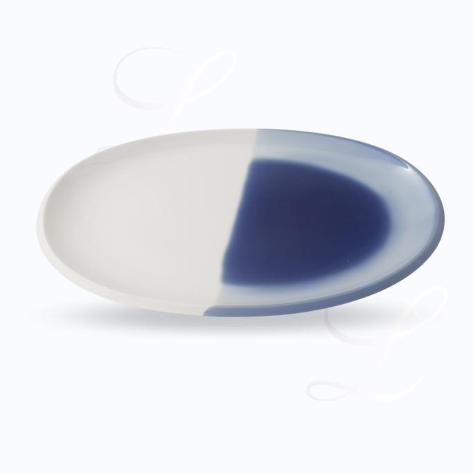 Reichenbach Ovalotto plate flat oval 28 cm Blue