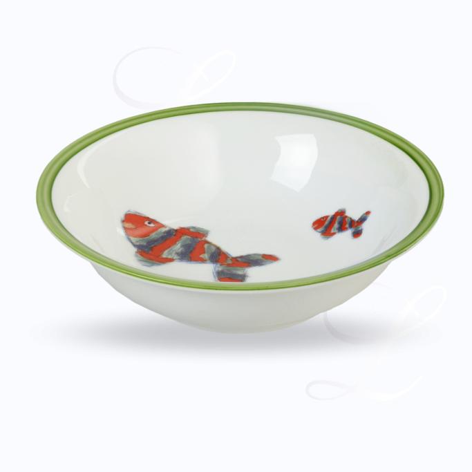 Reichenbach Porzellini Grün breakfast bowl Fisch