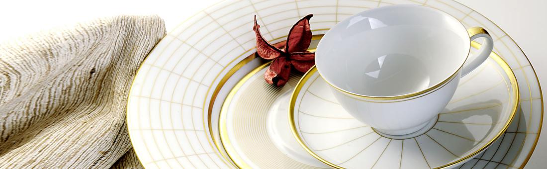 Reichenbach Colour Goldlinie dinnerware