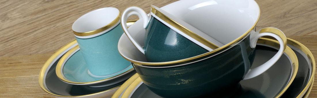 Reichenbach Colour III Petrol dinnerware