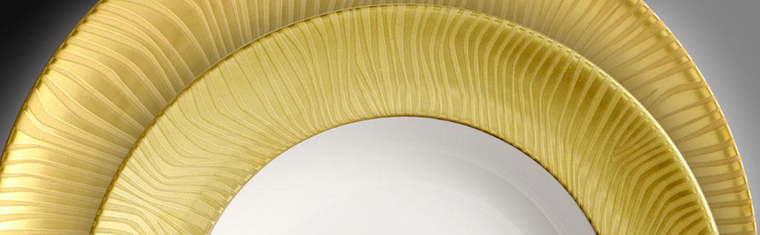 Reichenbach Spira gold dinnerware