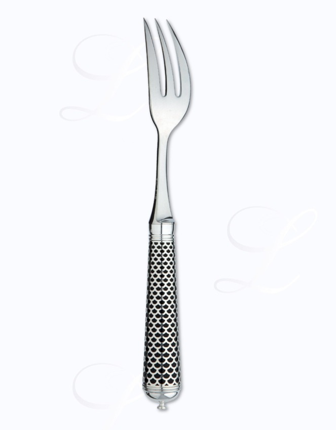 Ercuis Calypso Noir fish fork 