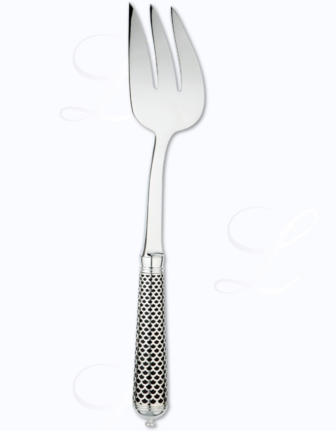 Ercuis Calypso Noir fish serving fork 