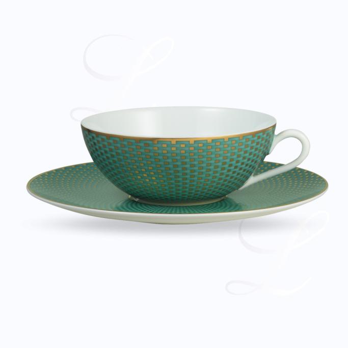 Raynaud Tresor Raynaud Trésor  Teetasse turquoise und Untertasse  Porzellan