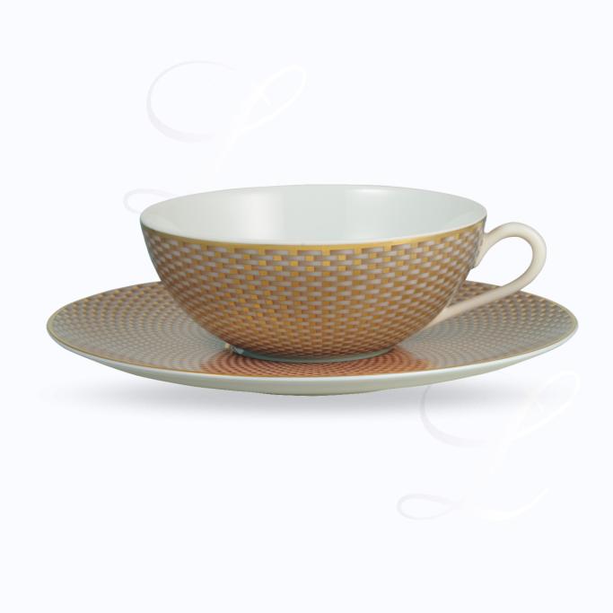 Raynaud Tresor Raynaud Trésor  Teetasse beige und Untertasse  Porzellan