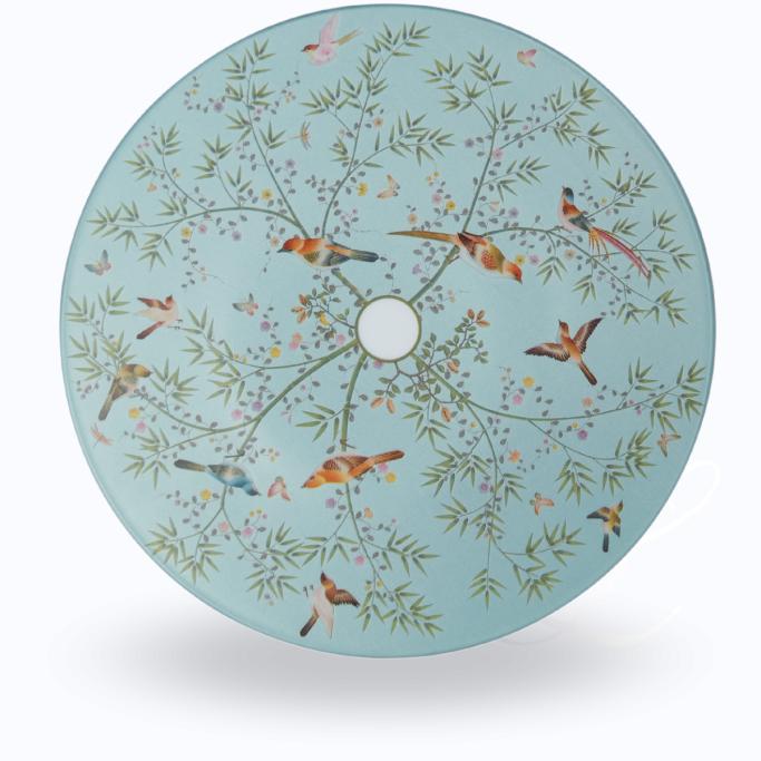 Raynaud Paradis dessert plate n°1 turquoise