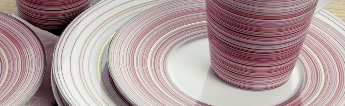 Raynaud Attraction Rose dinnerware