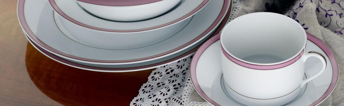 Raynaud Tropic Rose dinnerware