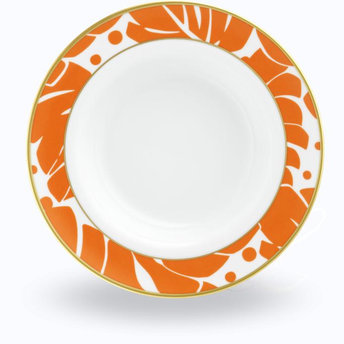 Fürstenberg Aureole Coloree soup plate orange