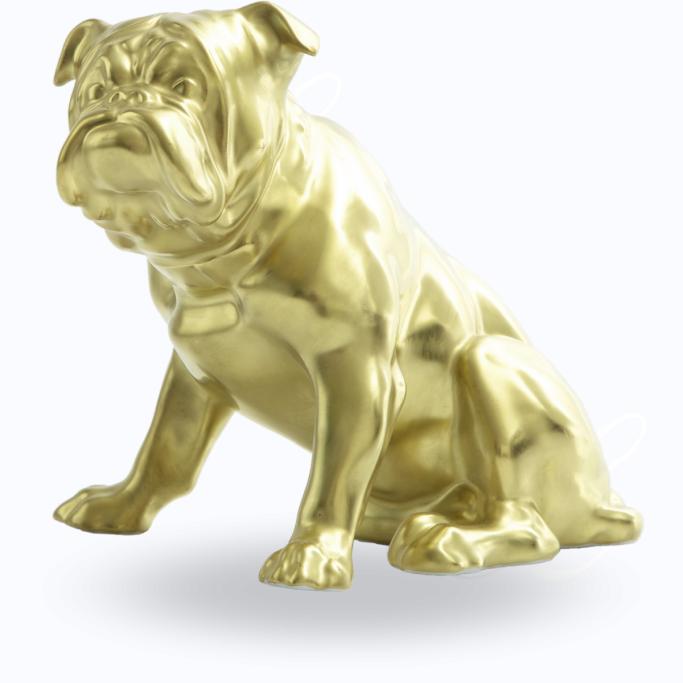 Gräfenthal by Reichenbach Dogs Poliergold Gräfenthal by Reichenbach Dogs Poliergold   Bulldogge  Porzellan