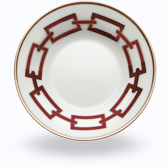 Richard Ginori Catena Scarlatto saucer for mocha cup 