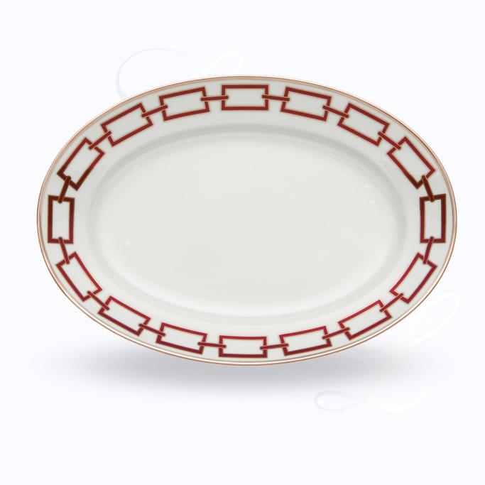 Richard Ginori Catena Scarlatto platter oval 40 cm 