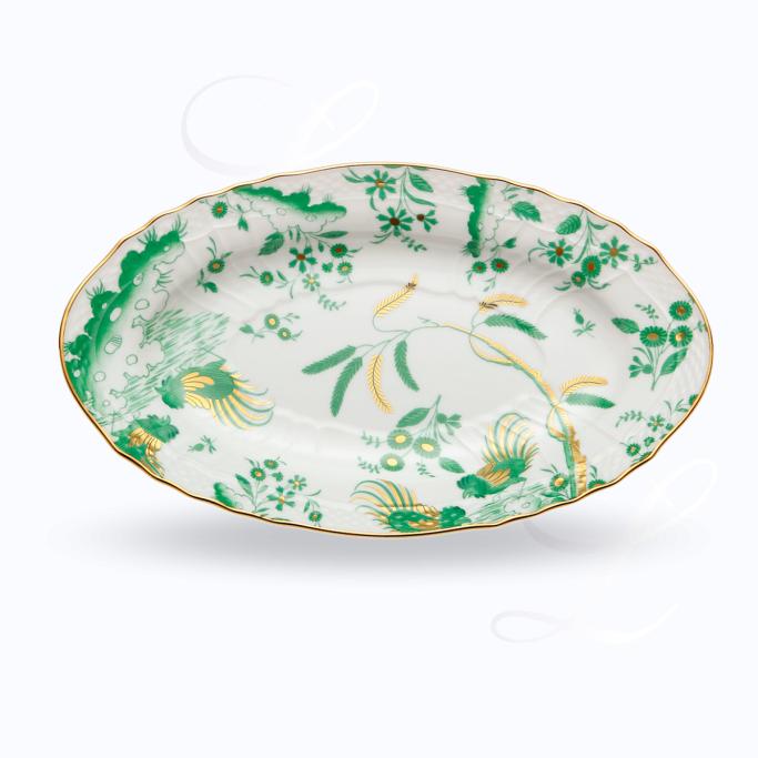 Richard Ginori Oro di Doccia Giada pickle dish 