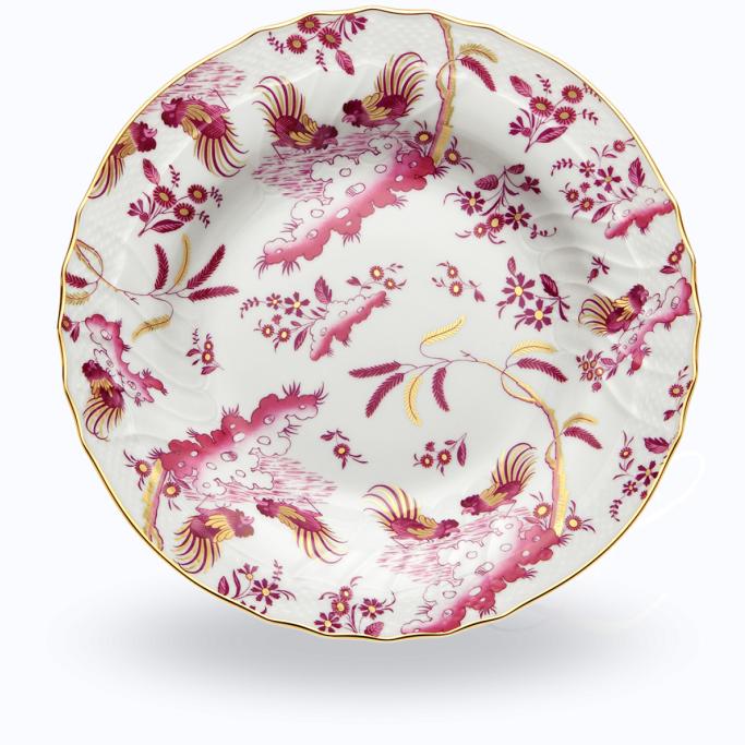 Richard Ginori Oro di Doccia Magenta soup plate 