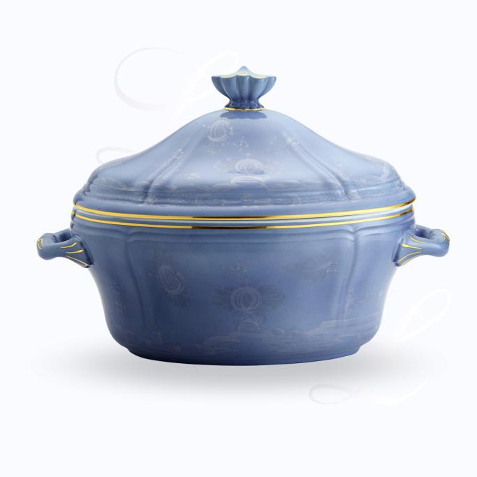 Richard Ginori Oriente Italiano Pervinca Gold tureen 