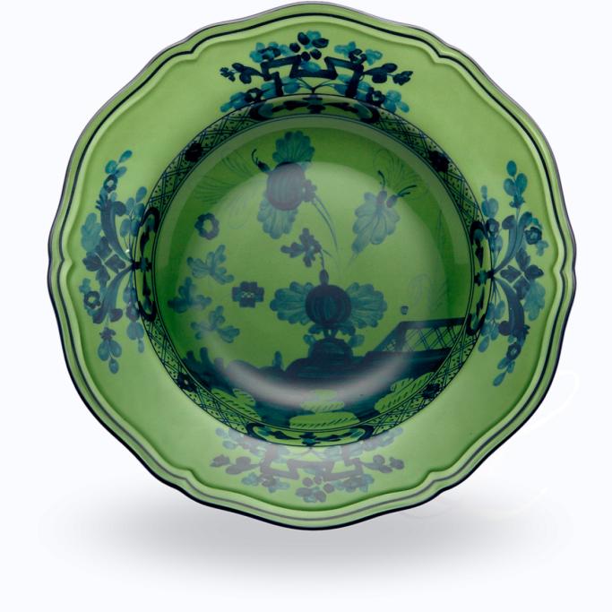 Richard Ginori Oriente Italiano Malachite soup plate 