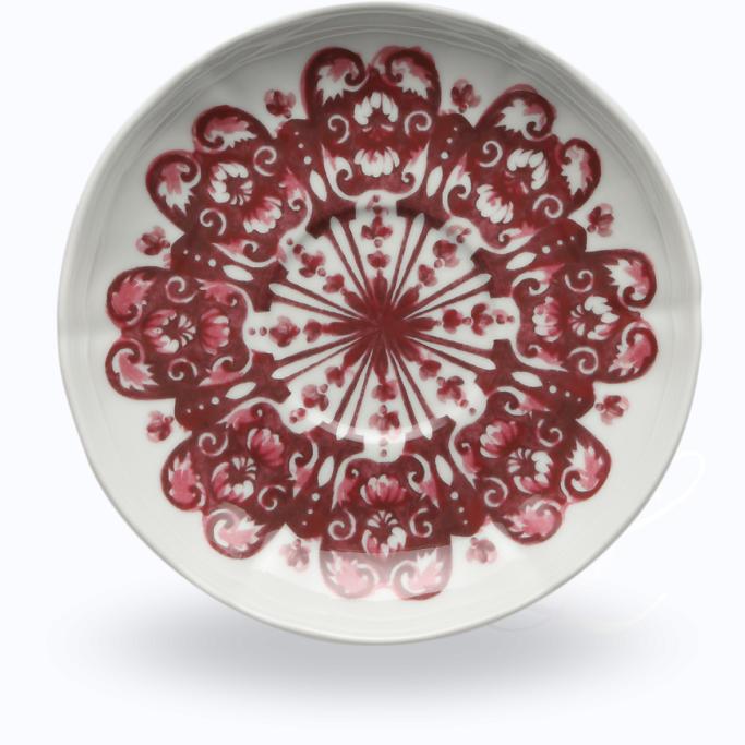 Richard Ginori Babele Rosso saucer for teacup 