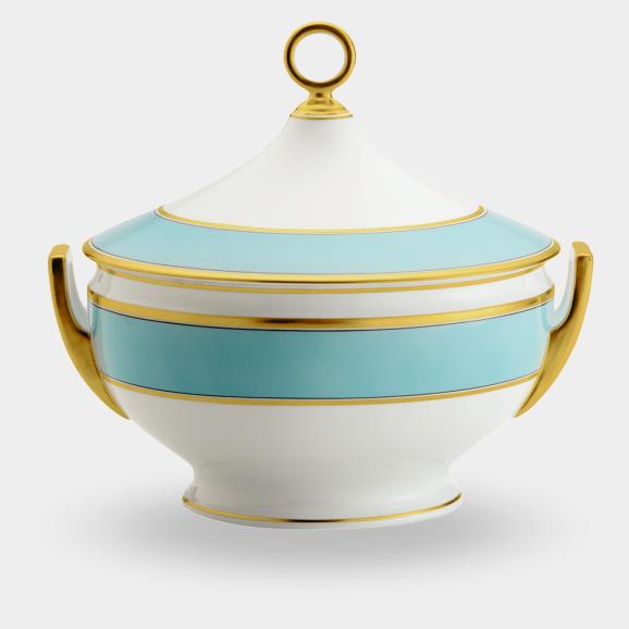 Richard Ginori Contessa Indaco porcelain  - from cake platter to bowl 14