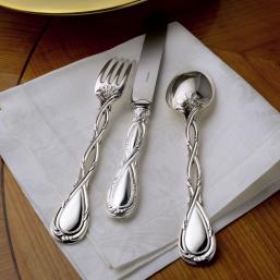 Silver Annecy Sterling Silver Fish Serving Fork and Knife by
