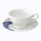 Reichenbach Blue Flou teacup w/ saucer 