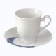 Reichenbach Blue Flou mocha cup w/ saucer 