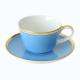 Reichenbach Colour I Blau Reichenbach Colour I Blau  Cappuccinotasse  und Untertasse  Porzellan