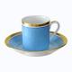 Reichenbach Colour I Blau mocha cup w/ saucer 