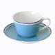 Reichenbach Colour Sylt Blau cappuccino cup w/ saucer 