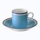 Reichenbach Colour Sylt Blau mocha cup w/ saucer 