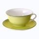 Reichenbach Colour Sylt Grün breakfast cup w/ saucer 