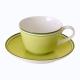 Reichenbach Colour Sylt Grün cappuccino cup w/ saucer 