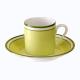 Reichenbach Colour Sylt Grün mocha cup w/ saucer 