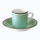 Reichenbach Colour Sylt Türkis mocha cup w/ saucer 