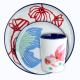 Reichenbach Porzellan Fish & Flower
