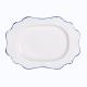 Reichenbach Taste Blaurand bread plate oval 