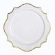 Reichenbach Taste Step Gold dinner plate round 