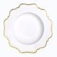 Reichenbach Taste Step Gold soup plate round 