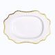 Reichenbach Taste Step Gold bread plate oval 