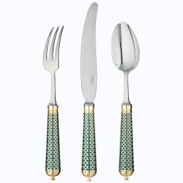 Ercuis cutlery Calypso Bleu