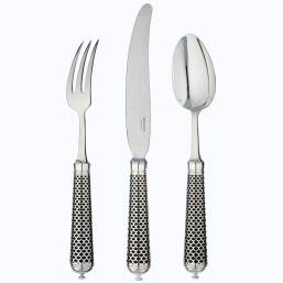 Ercuis cutlery Calypso Noir