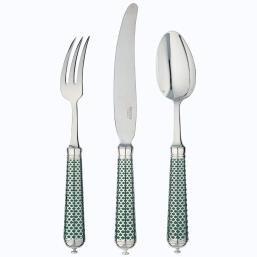 Ercuis cutlery Calypso Vert